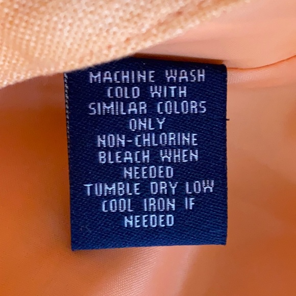 CHAPS Women’s Soft Orange Linen Skirt 14 - Picture 3 of 16